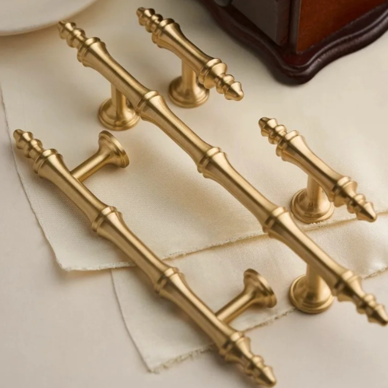Furniture Hardware High End - 중국풍 레트로 황동 캐비닛 도어 손잡이
