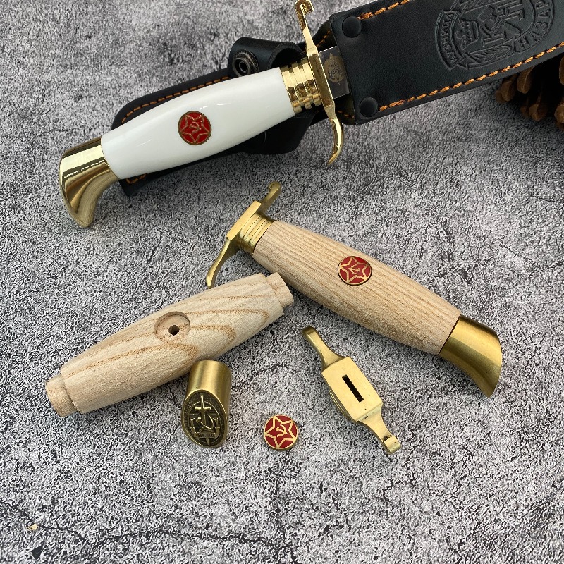 Furniture Hardware Handles - 러시아 연방 천연 원목 손잡이(황동 보호