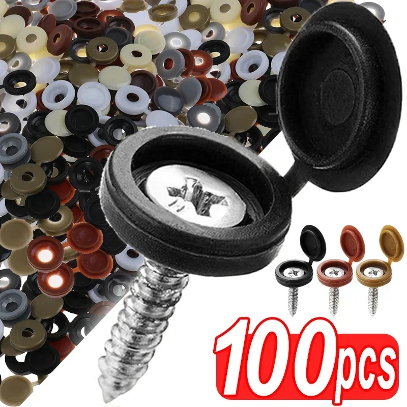 Furniture Hardware Screws - 힌지 플라스틱 스크류 캡 커버 접이식