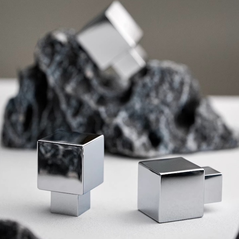Furniture Hardware High End - 현대식 옷장 서랍 고급 사각형 은도금