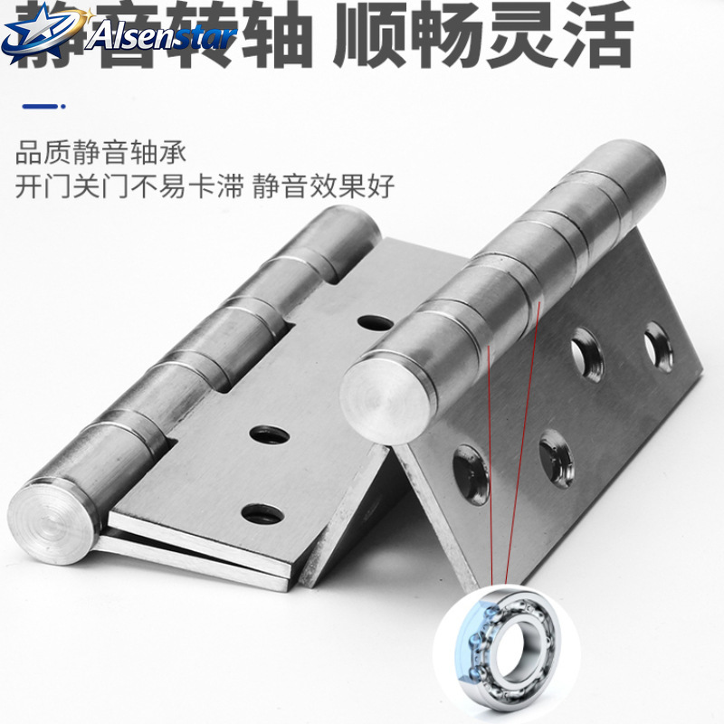 Quality Furniture Hardware - 4인치 5인치 2개(1쌍) 도어 버트 힌지