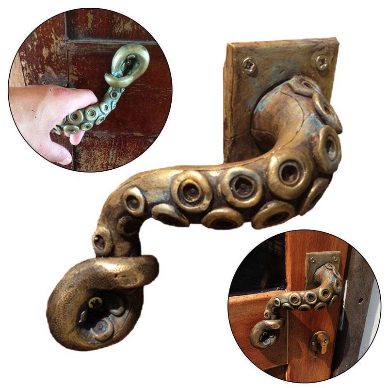 Furniture Hardware Design - 빈티지 문어 문짝 손잡이, 동물 스타일,
