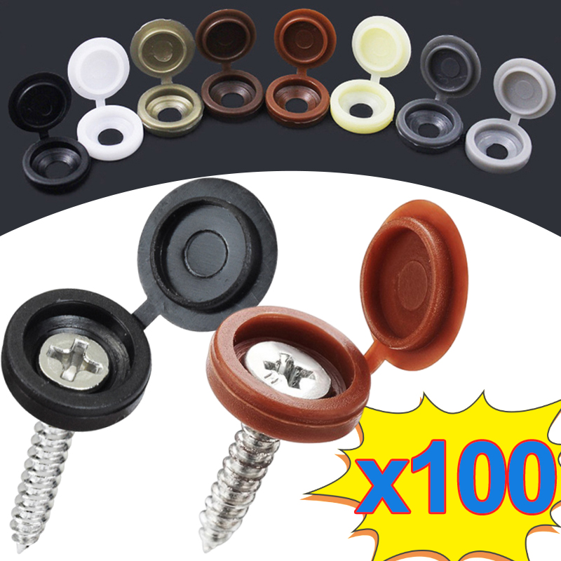 Furniture Hardware Screws - 10/500pcs 나사 장식 캡 플라스틱 보호