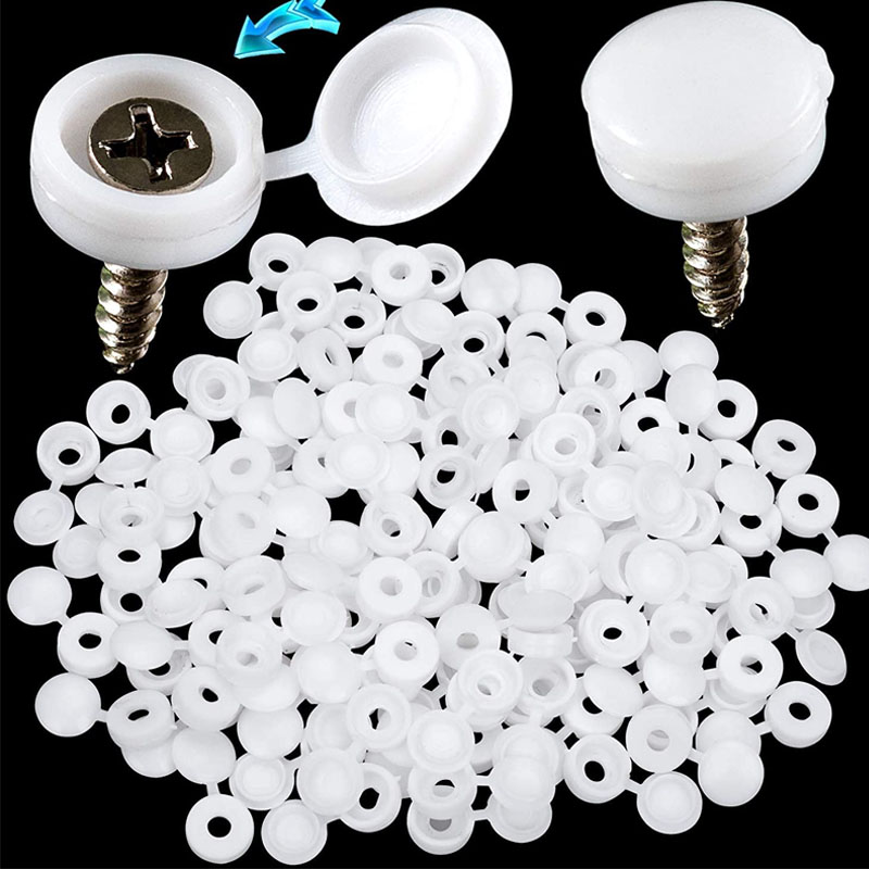 Furniture Hardware Screws - 흰색 힌지 플라스틱 스크류 캡 커버