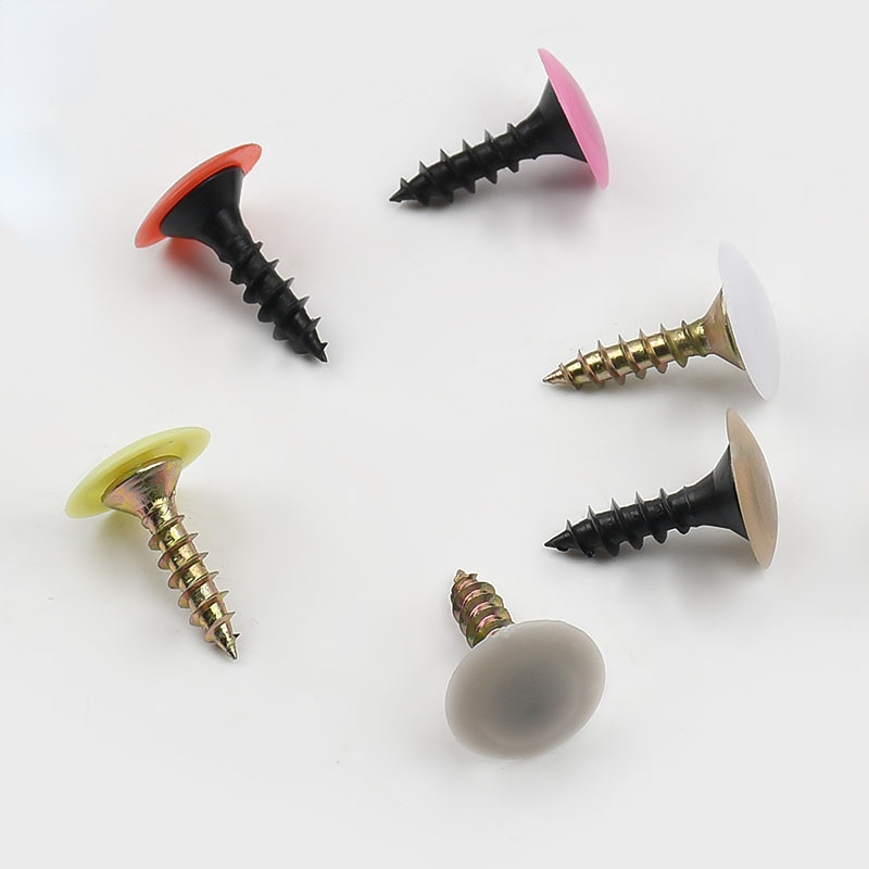 Furniture Hardware Screws - 100/500/1000pcs 플라스틱 스크류 캡 커버 너트
