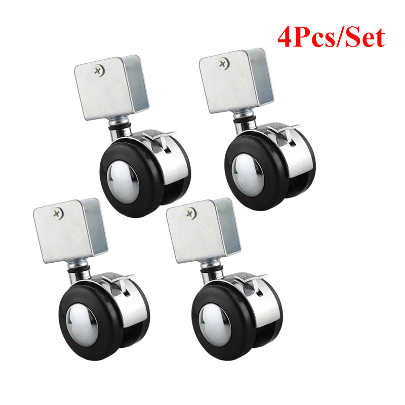 Furniture Hardware Brands - 부목 ​​브레이크 회전 바퀴가있는 4pcs 브랜드의