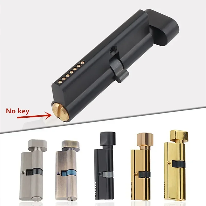 Furniture Hardware Handles - 실내 단단한 나무 문 황동 열쇠가없는