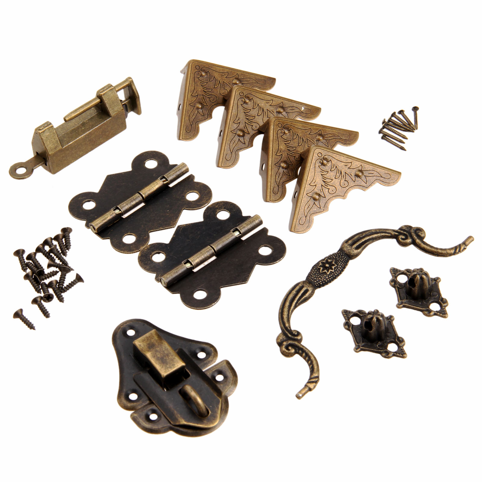 Furniture Hardware Handles - 9 개/대 가구 피팅 중국어 황동