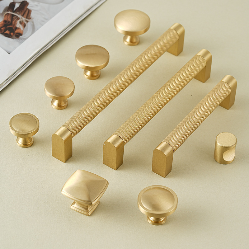 Furniture Hardware High End - 하이 엔드 압연 황동 핸들 라이트