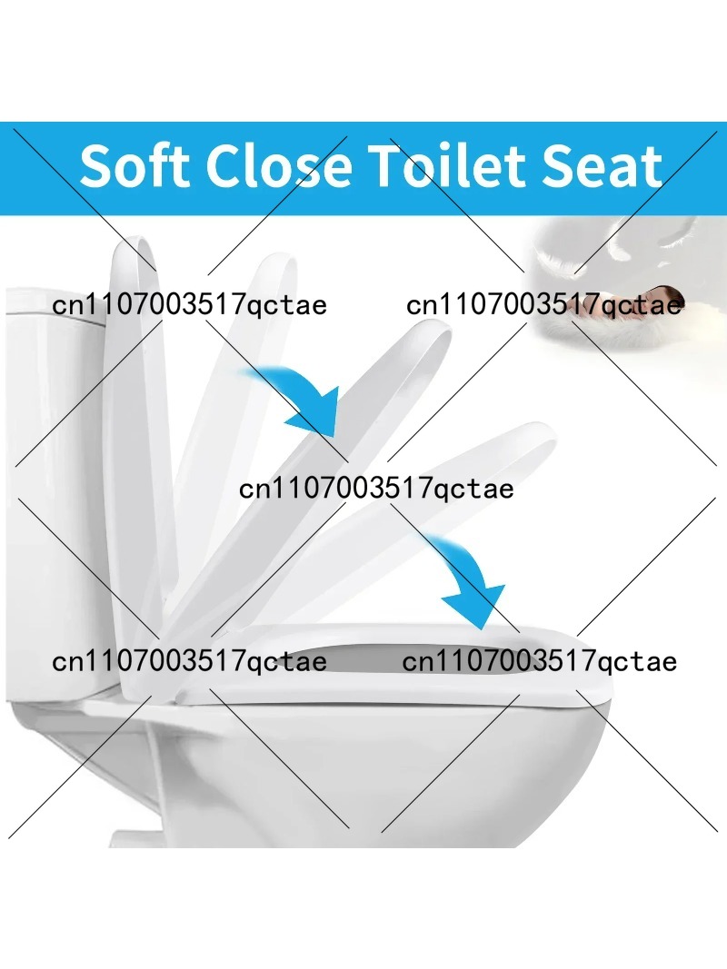Soft Close Hinge - 사각형 헤비듀티 소프트 클로즈 퀵 릴리즈