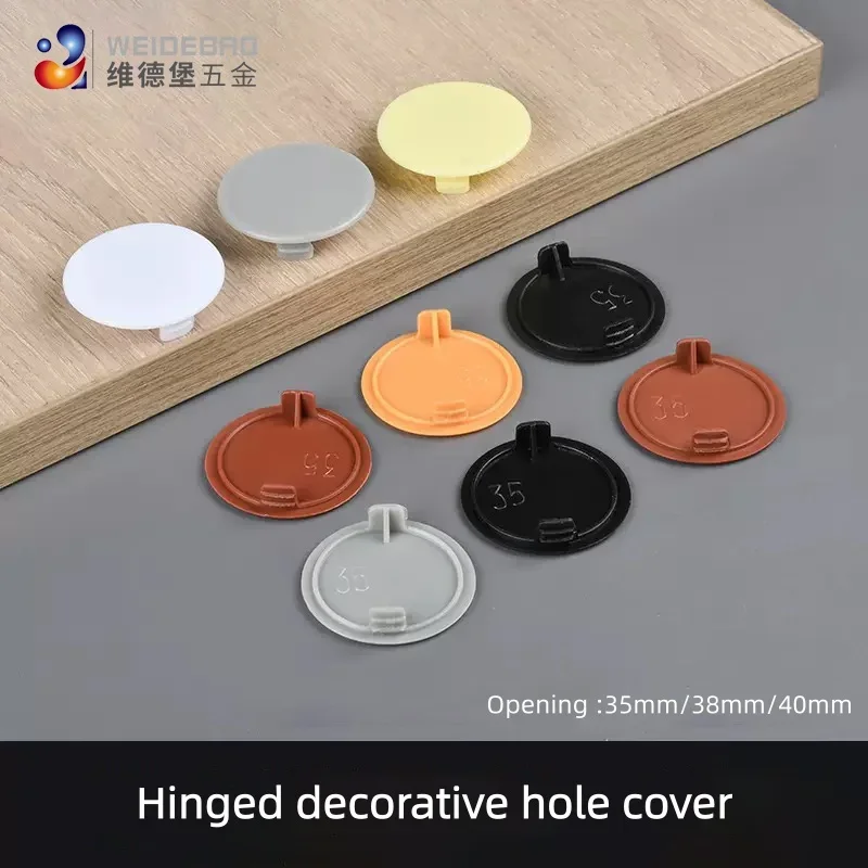 10개 35mm, 38mm, 40mm 원형 플라스틱 힌 - Furniture Hardware Connectors 리뷰 및 가격