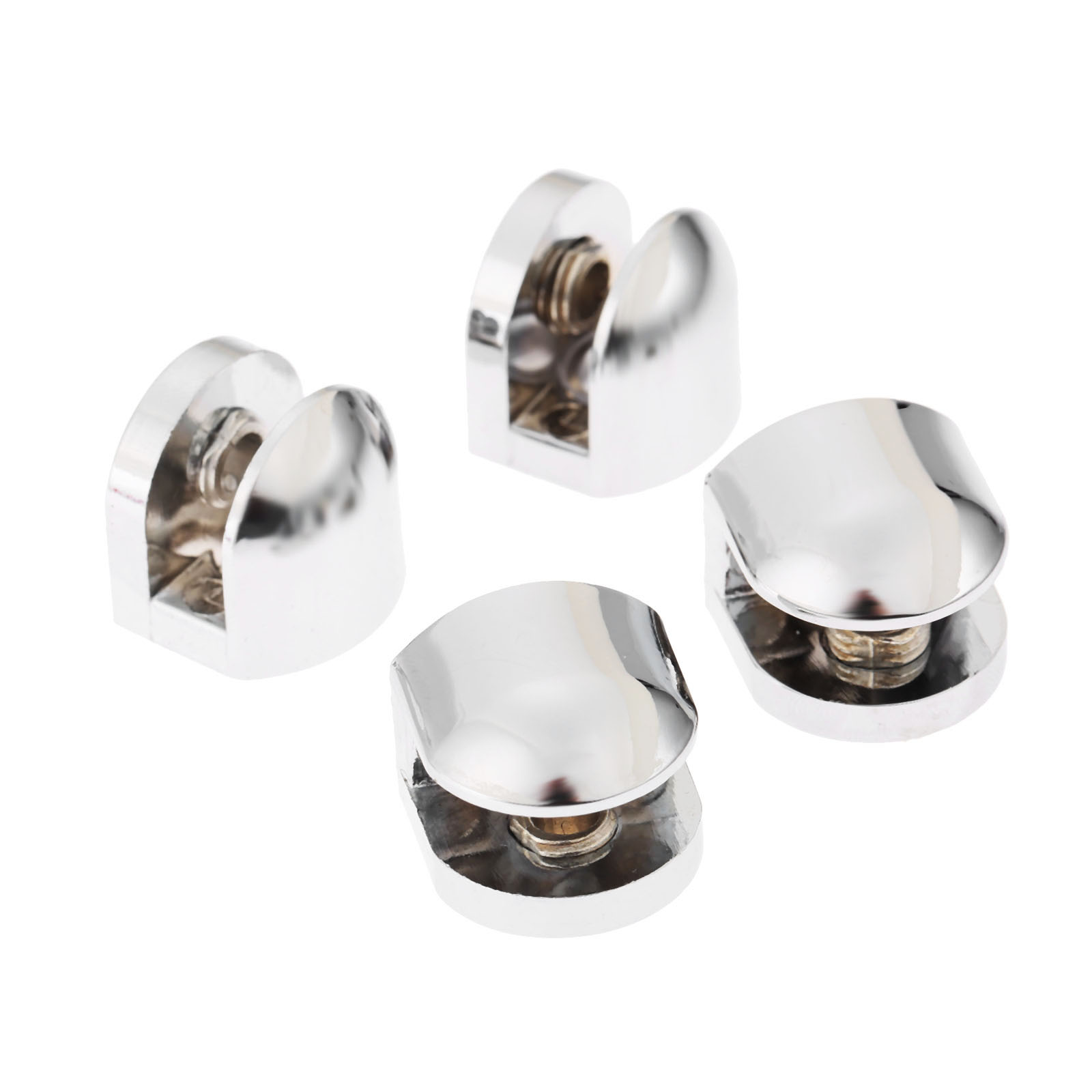 4 개/대 아연 합금 조정 가능한 유리 선반 지지대 홀 - Furniture Hardware Screws 리뷰 및 가격