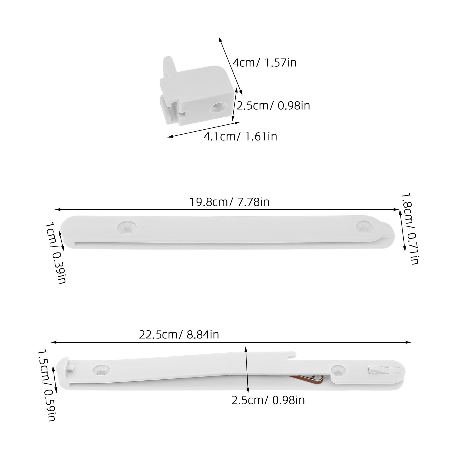 2세트 아기 침대 레일 연결 키트 조절 가능한 리프팅  - Furniture Hardware Connectors 리뷰 및 가격