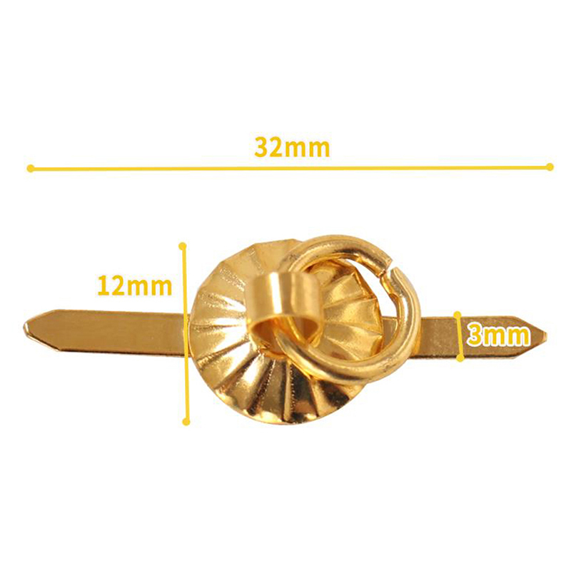 4pcs 1/12 하드웨어 황금 금속 서랍 손잡이 당겨 - Furniture Hardware Handles 리뷰 및 가격