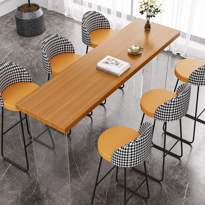 북유럽 아크릴 플로팅 원목 바 테이블 모던 미니멀리스트 - Home Furniture & Hardware Trading 리뷰 및 가격