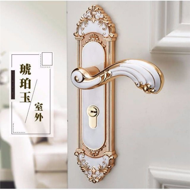 유럽 ​​스타일 무음 방문 손잡이 패션 인테리어 도어  - Furniture Hardware Handles 리뷰 및 가격