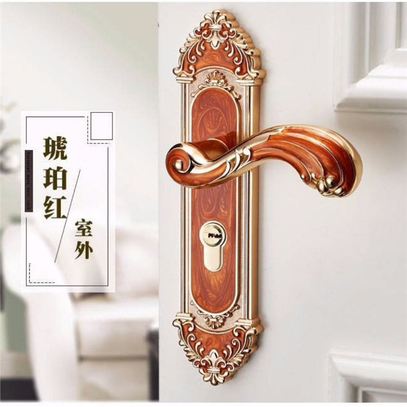 유럽 ​​스타일 무음 방문 손잡이 패션 인테리어 도어  - Furniture Hardware Handles 리뷰 및 가격