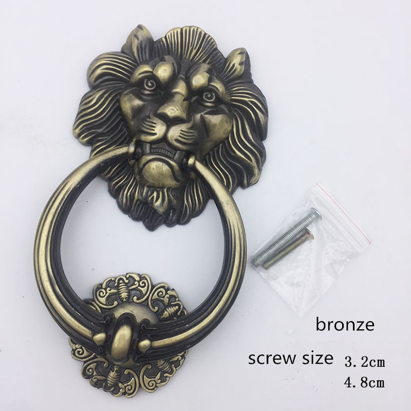 앤틱 청동 사자 머리 손잡이 문고리 나무 문 손잡이 레 - Furniture Hardware Handles 리뷰 및 가격