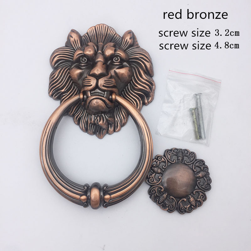 앤틱 청동 사자 머리 손잡이 문고리 나무 문 손잡이 레 - Furniture Hardware Handles 리뷰 및 가격
