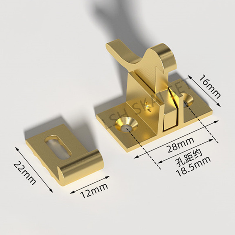 2Pc 고급 황동 패스너 내부 문 및 창문 걸쇠 발코니 - Furniture Hardware High End 리뷰 및 가격