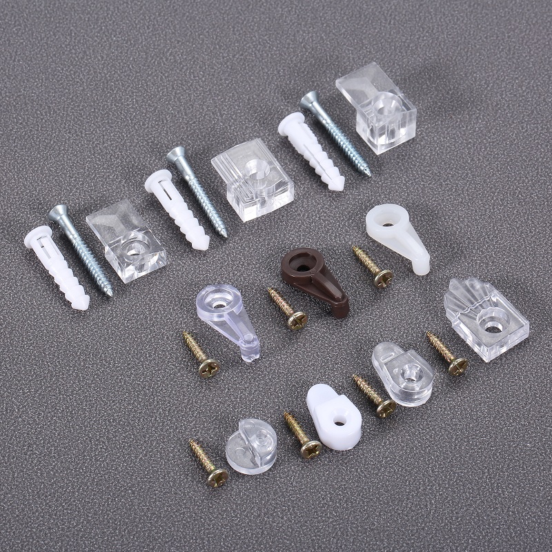 플라스틱 유리 리테이너 클립, 거울 클램프, 옷장 고정 - Furniture Hardware Connectors 리뷰 및 가격