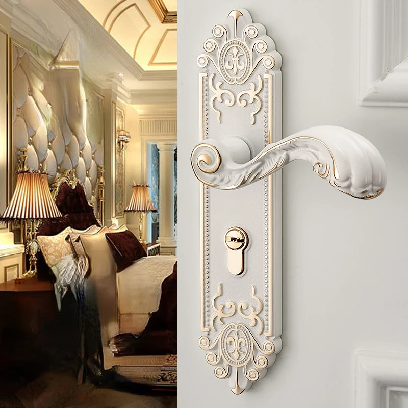 유럽식 무소음 실내 도어 핸들 고급 도난 방지 도어락  - Furniture Hardware Handles 리뷰 및 가격
