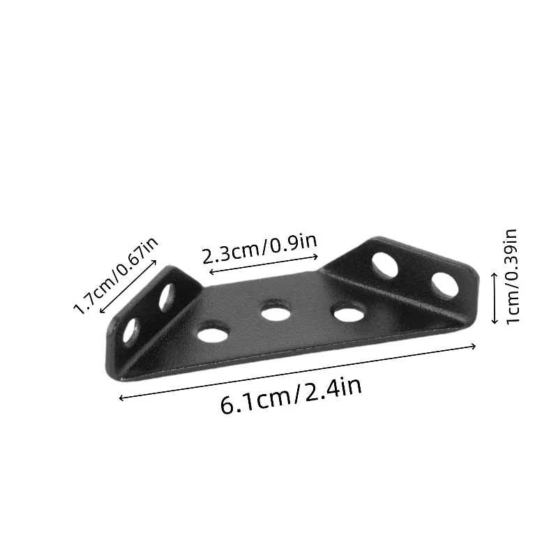 검은색 다기능 코너 브래킷 패스너 가구 코너 커넥터,  - Furniture Hardware Connectors 리뷰 및 가격