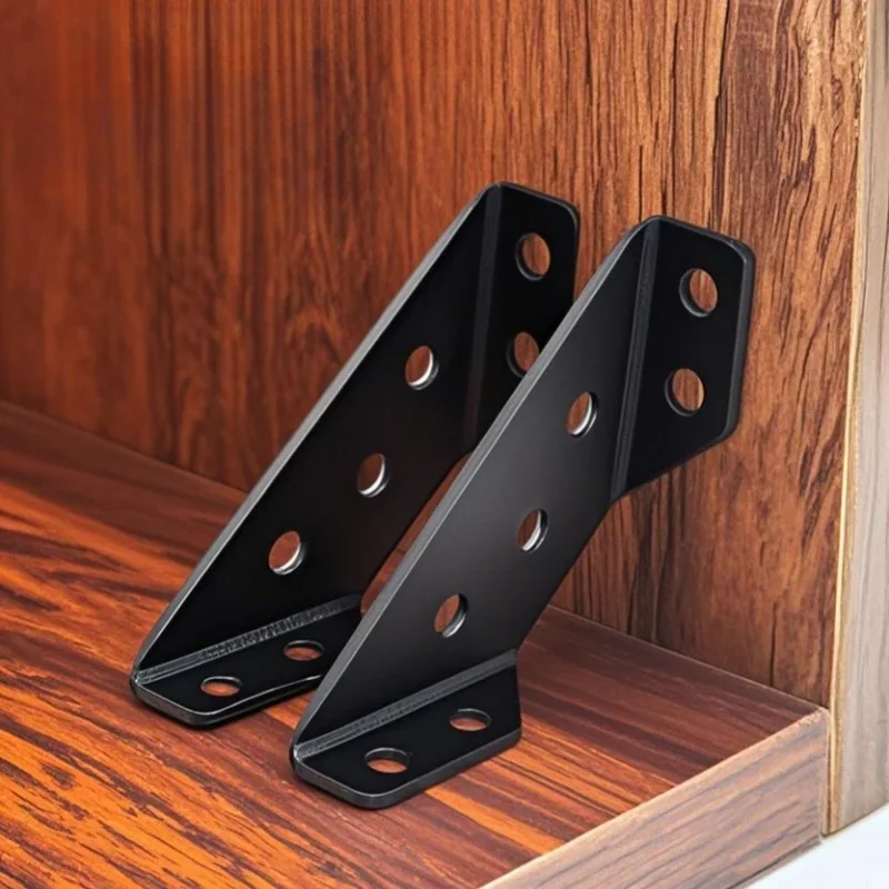 검은색 다기능 코너 브래킷 패스너 가구 코너 커넥터,  - Furniture Hardware Connectors 리뷰 및 가격