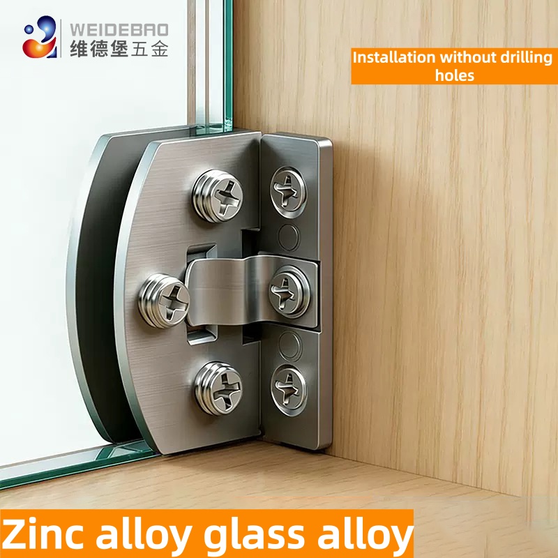 2PCS 비드릴링 아연 합금 유리 도어 힌지 클립, 고 - Quality Furniture Hardware 리뷰 및 가격