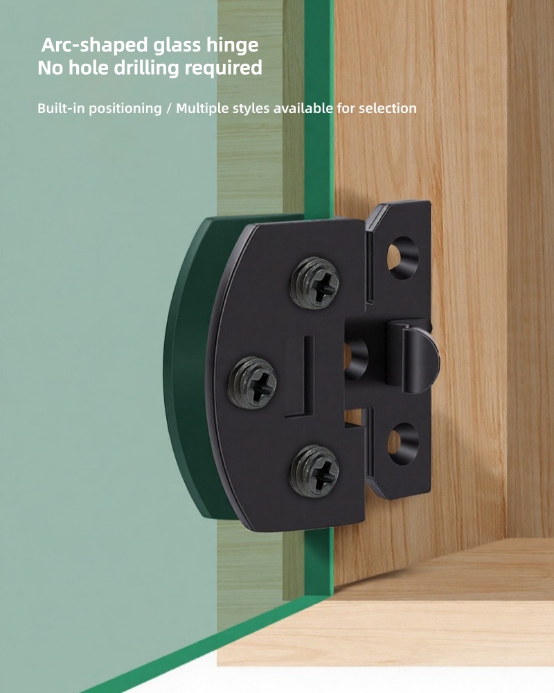 2PCS 비드릴링 아연 합금 유리 도어 힌지 클립, 고 - Quality Furniture Hardware 리뷰 및 가격