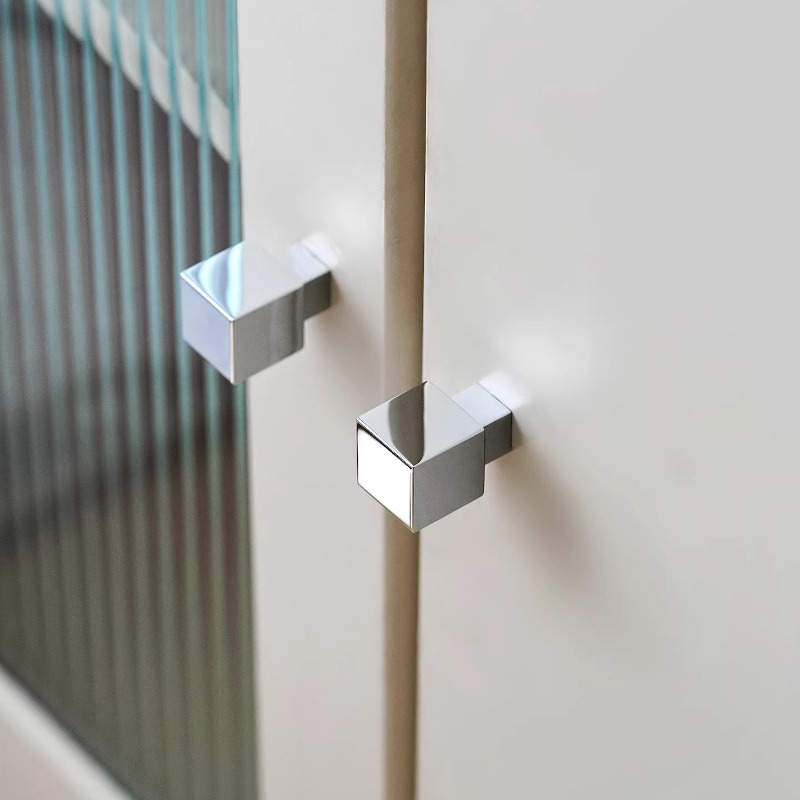 현대식 옷장 서랍 고급 사각형 은도금 캐비닛 작은 손잡 - Furniture Hardware High End 리뷰 및 가격