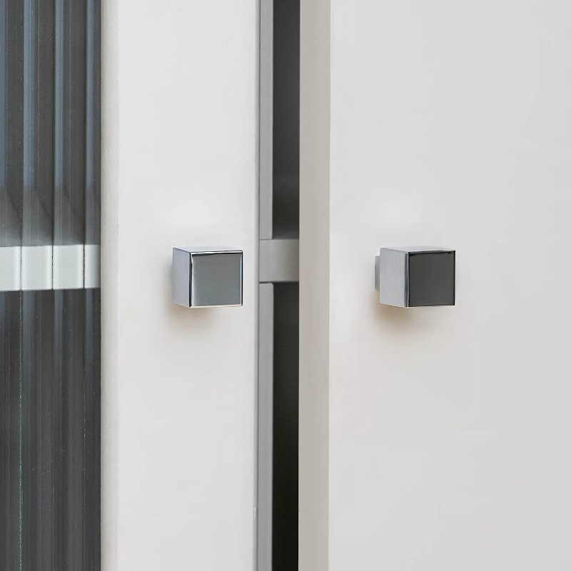 현대식 옷장 서랍 고급 사각형 은도금 캐비닛 작은 손잡 - Furniture Hardware High End 리뷰 및 가격