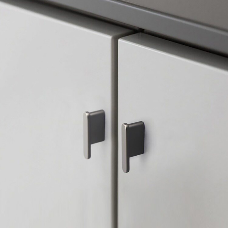 1PCS 블랙 니켈 매트 그레이 옷장 캐비닛 도어 핸들 - Furniture Hardware High End 리뷰 및 가격