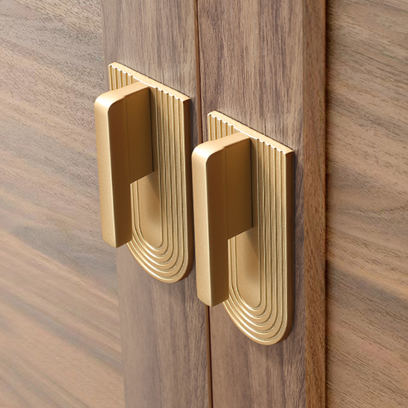골드 캐비닛 도어 핸들 현대 간단한 옷장 도어 서랍 라 - Furniture Hardware High End 리뷰 및 가격