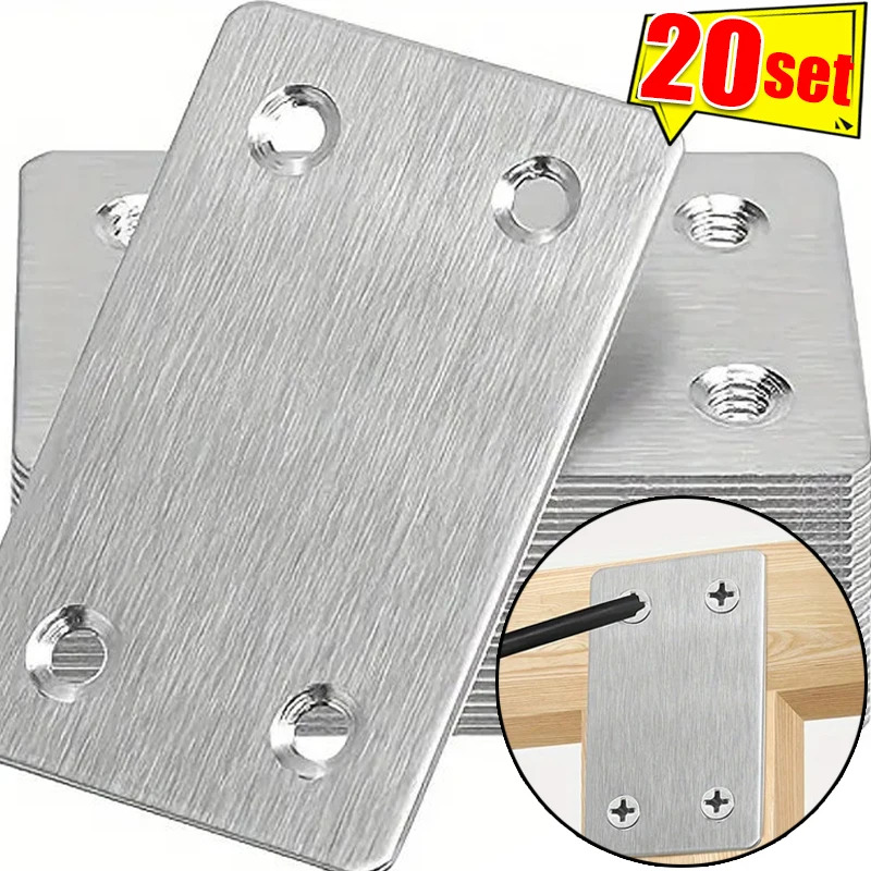 스테인리스 스틸 직각 코너 브래킷 가구 연결 부품 목재 - Furniture Hardware Connectors 리뷰 및 가격