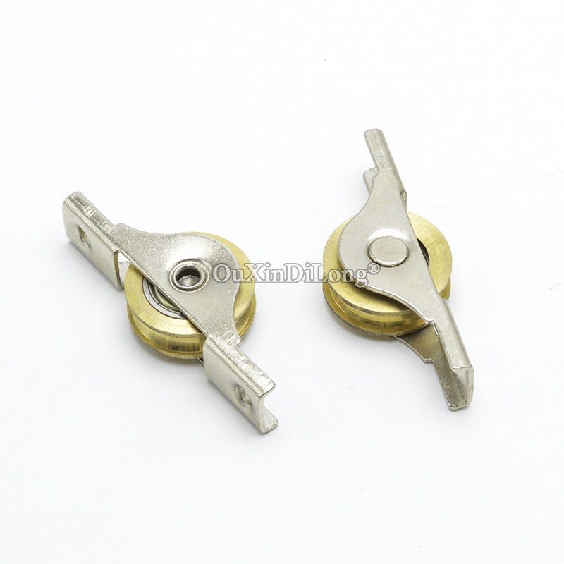 새로운 10PCS 슬라이딩 도어 롤러 캐비닛 구리 휠  - Furniture Hardware Brands 리뷰 및 가격