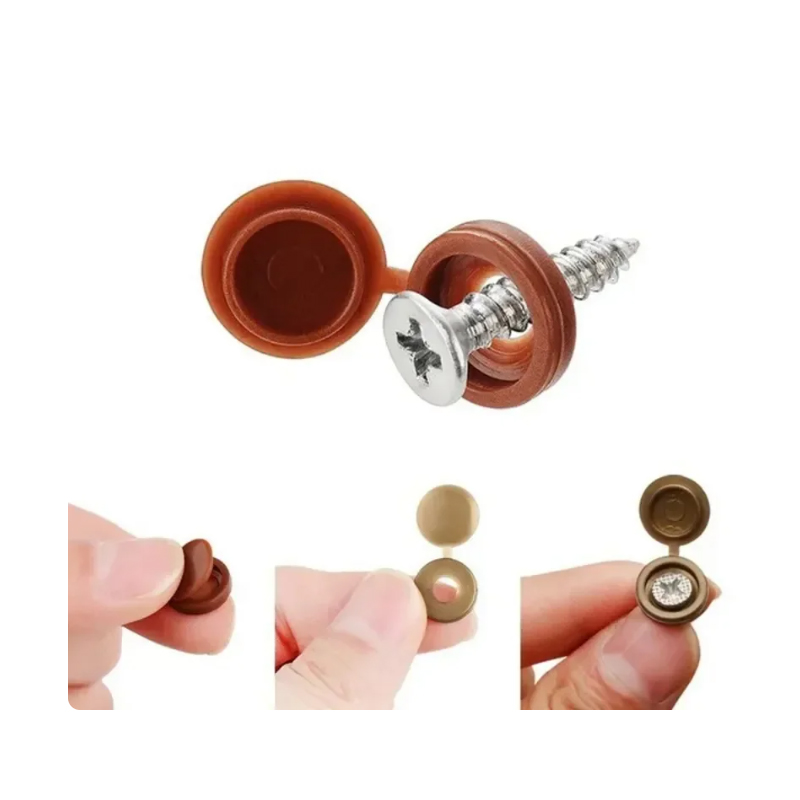 10/500pcs 나사 장식 캡 플라스틱 보호 커버 블 - Furniture Hardware Screws 리뷰 및 가격