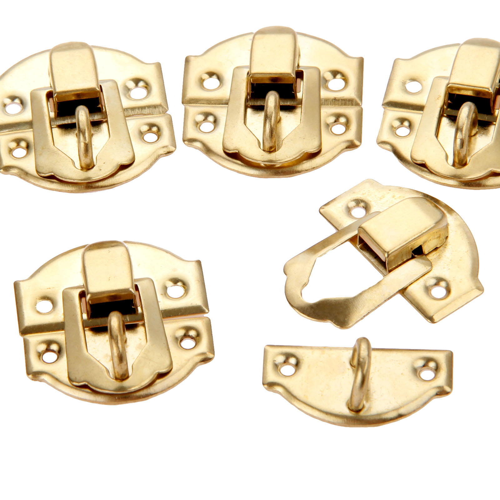 10개입 골든 박스 래치 클라스프 나사 포함 합금 보석 - Furniture Hardware Screws 리뷰 및 가격