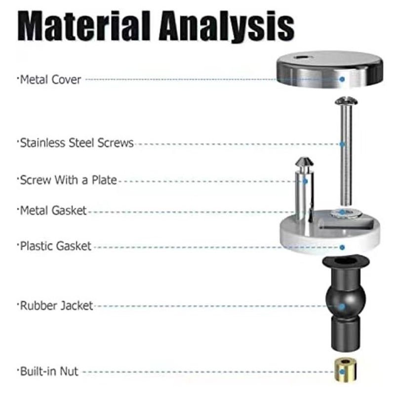 2개 변기 시트 힌지 상단 고정 힌지 팩 마운팅 교체용 - Furniture Hardware Screws 리뷰 및 가격