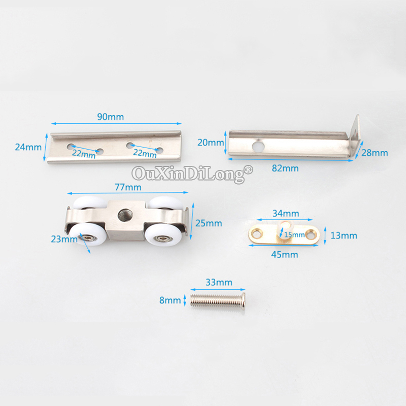 헤비 듀티 슬라이딩 문짝 롤러, 4 바퀴 행잉 풀리,  - Furniture Hardware Brands 리뷰 및 가격