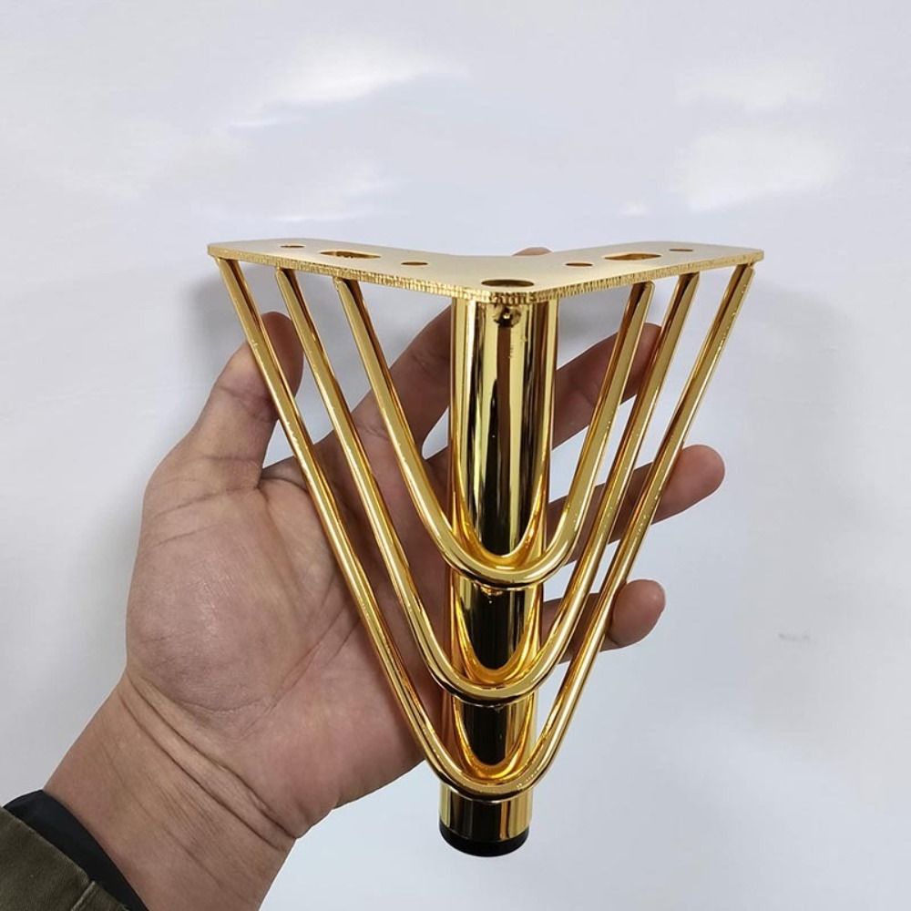 골든 컬러 가구 다리 두꺼운 디자인 삼각형 모양 가구  - Furniture Hardware Material 리뷰 및 가격
