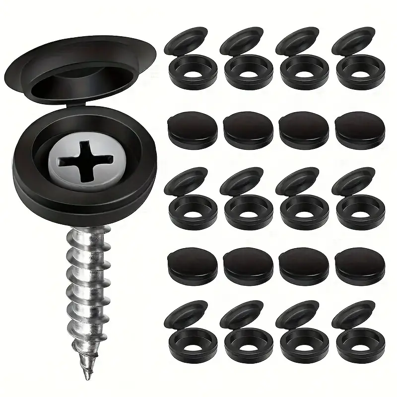 1000pcs 힌지 플라스틱 스크류 캡 커버 접이식 스 - Furniture Hardware Screws 리뷰 및 가격