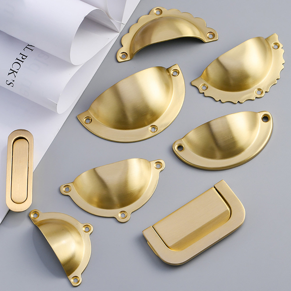 숨김 손잡이 황동 캐비닛 손잡이 서랍 손잡이 고품질 가 - Quality Furniture Hardware 리뷰 및 가격