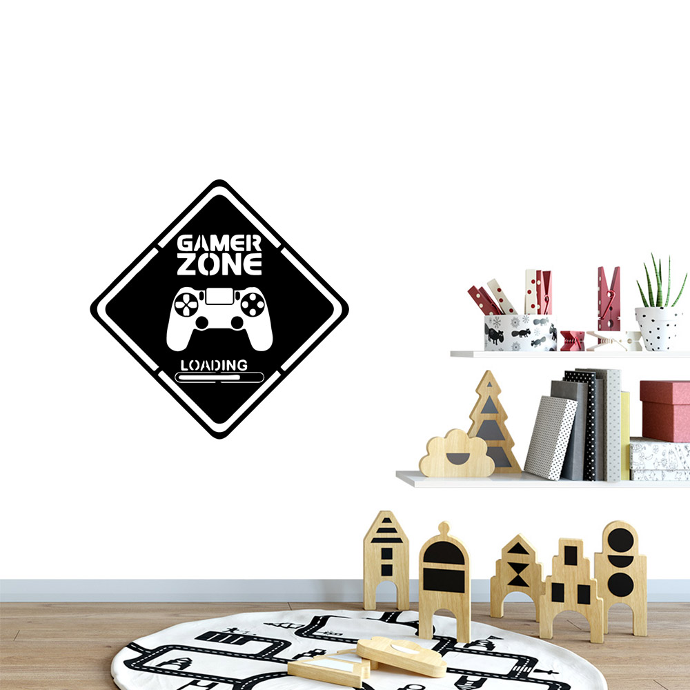 1pc 게이머 벽 아트 데칼 어린이 방 장식 게임 핸들 - Furniture Hardware Design 리뷰 및 가격