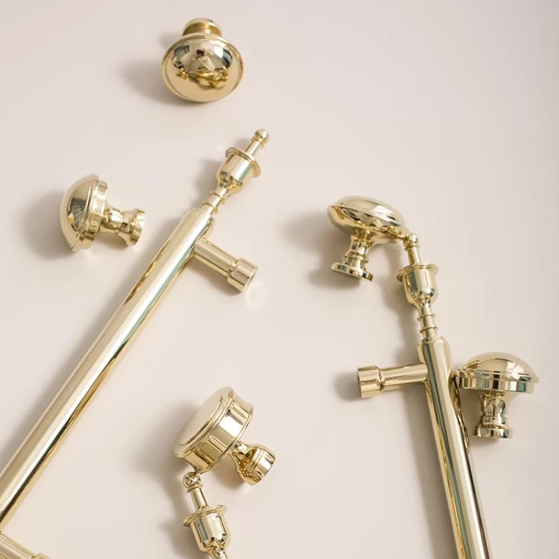 새로운 프랑스어 이탈리아어 하이 엔드 캐비닛 핸들 단단 - Furniture Hardware High End 리뷰 및 가격
